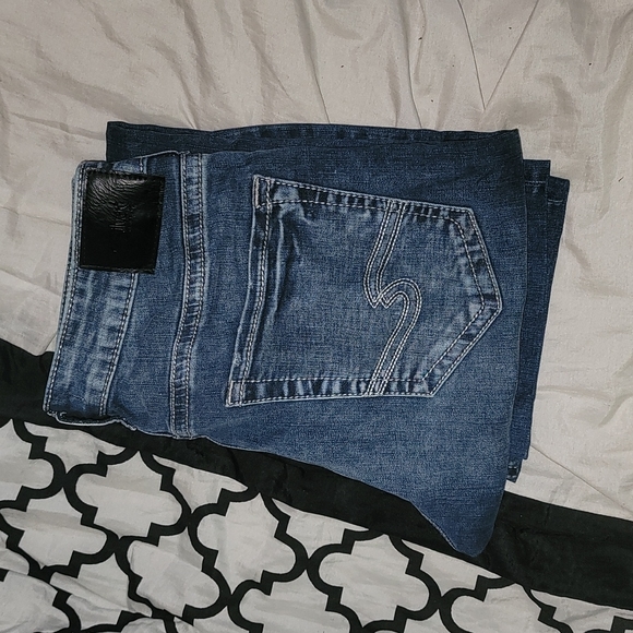 Mens Silver Jeans - Picture 1 of 4